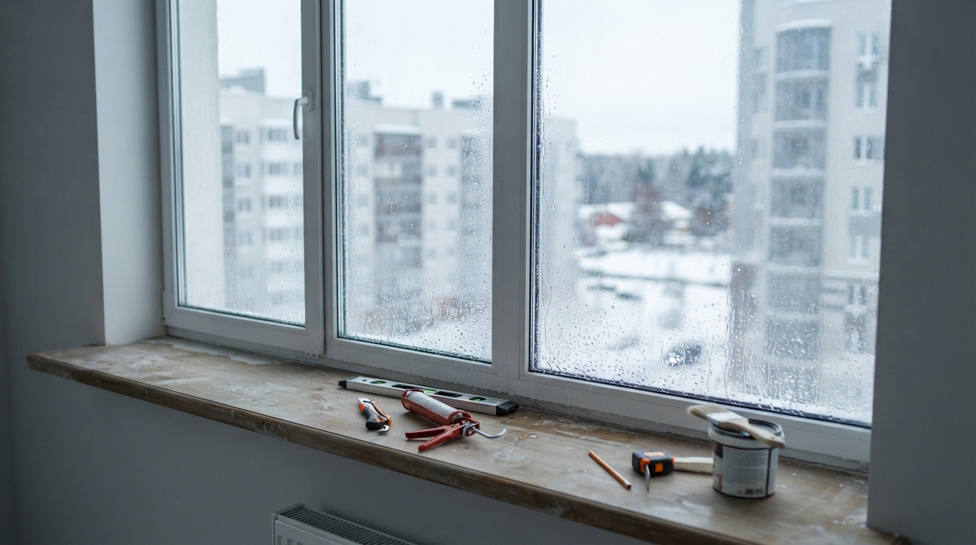 Почему окна «плачут» после установки новых окон и что делать
